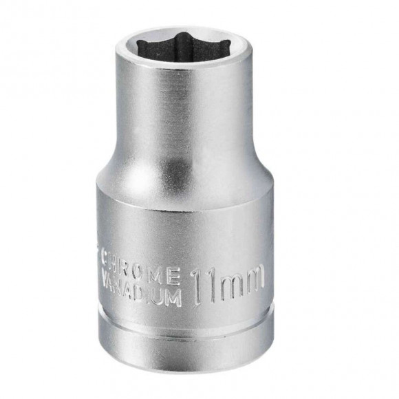 Douille 6 Pans 1/2” Cr-v 11 Mm