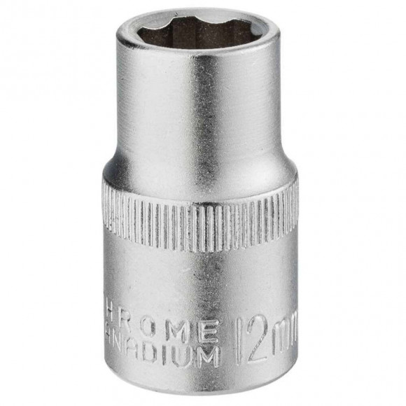 Douille 6 Pans 1/2” Cr-v 12 Mm
