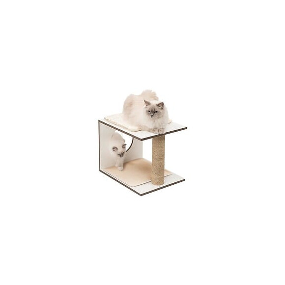 Arbre A Chat Vesper V-stool Blanc