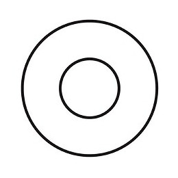 Rondelle Zinguée Type M Vissal 10x22mm Ép:2mm  Lot De 18 Rondelles