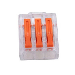 Borne De Connexion À Levier  Lot De 5 Bornes  0,2-4mm2 32a 3 Fils