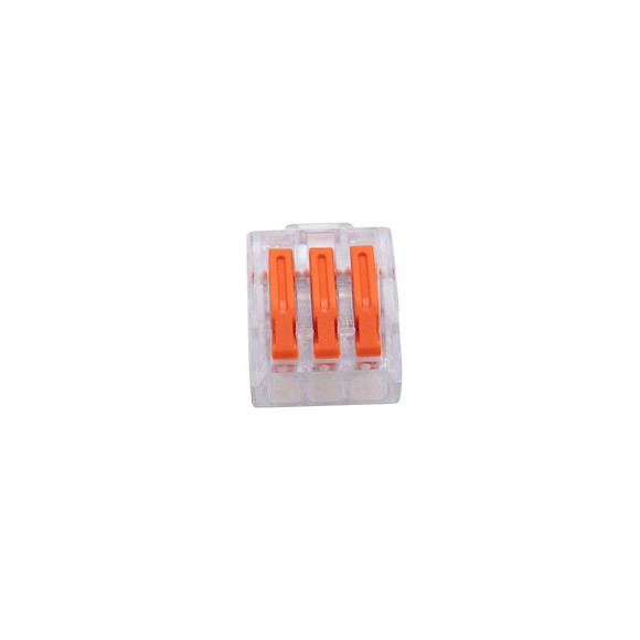 Borne De Connexion À Levier  Lot De 5 Bornes  0,2-4mm2 32a 3 Fils