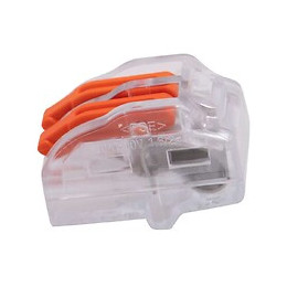 Borne De Connexion À Levier  Lot De 5 Bornes  0,2-4mm2 32a 2 Fils