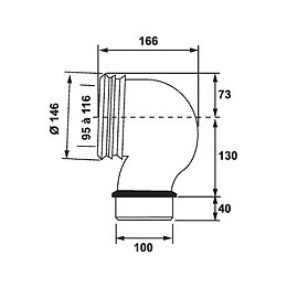 Pipe Coudée Spéciale Sortie Verticale
