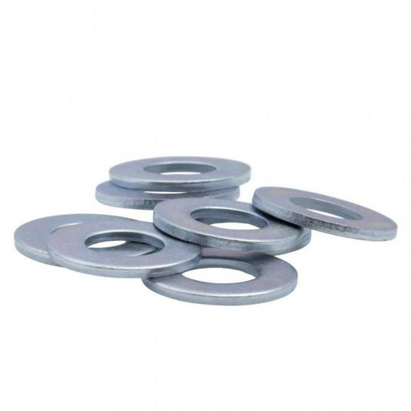 Rondelle Zinguée Type M Vissal 10x22mm Ép:2mm  Lot De 18 Rondelles