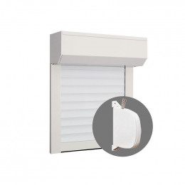 Volet Roulant Pvc Blanc H 155 Cm X L 150 Cm À Sangle