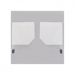 Consoles 150 Mm Pan Coupé 45 ° - La Paire