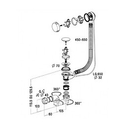 Vidage Universel Pour Baignoire