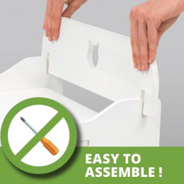 Vesper Meuble A Chat Cottage - Blanc