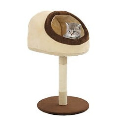 Arbre À Chat Avec Griffoir En Sisal 72 Cm Beige Et Marron - Accessoires Pour Chats - Meubles Pour Chats - Multicolore - Multic
