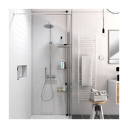 Etagère Amovible À 3 Panier - Finition Satinée Taupe