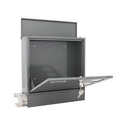 Boîte Aux Lettres Rottner Postale Grise Serrure À Clé T06049