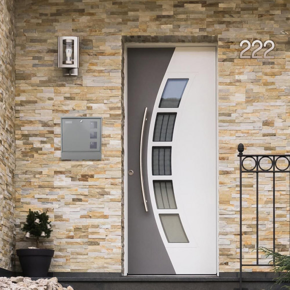 Boîte Aux Lettres Rottner Postale Grise Serrure À Clé T06049