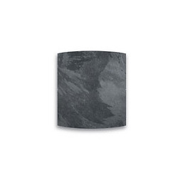 Mazda - Radiateur À Inertie En Pierre Naturelle - Dual Kherr Curve 2.0 Carre - 1500w Réglables - Silex Dark