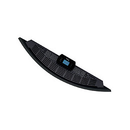 Mazda - Radiateur À Inertie En Pierre Naturelle - Dual Kherr Curve 2.0 Carre - 1500w Réglables - Silex Dark