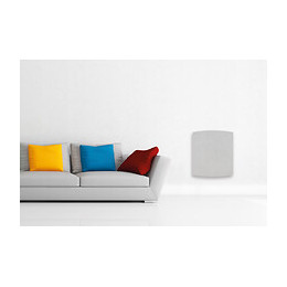 Mazda - Radiateur À Inertie En Pierre Naturelle - Dual Kherr Curve 2.0 Carre - 1500w Réglables - Silex Pearl