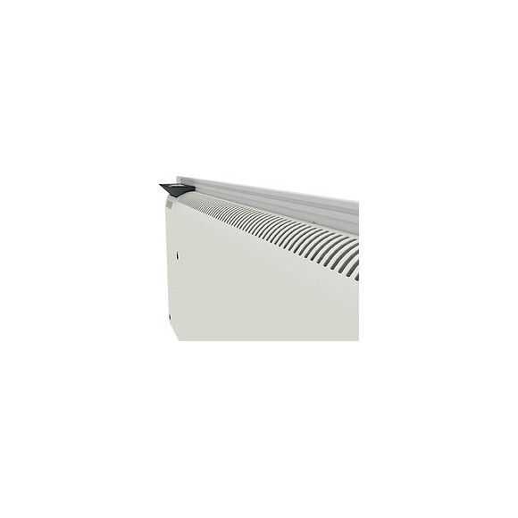 Radiateur À Inertie En Pierre Avec Porte Serviettes - Dual Kherr Curve 2.0 Vertical - 2000w - Silex Noir