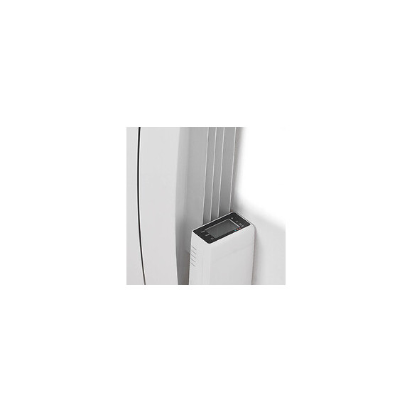 Radiateur À Inertie Fluide Galbé 1800w Varno - Thermostat Et Programmation Réglables - Blanc