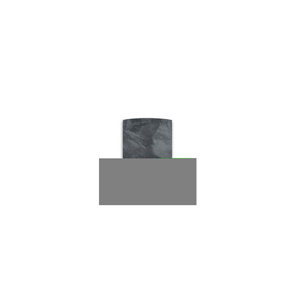 Mazda - Radiateur À Inertie En Pierre Naturelle - Dual Kherr Curve 2.0 Carre - 2000w Réglables - Silex Dark