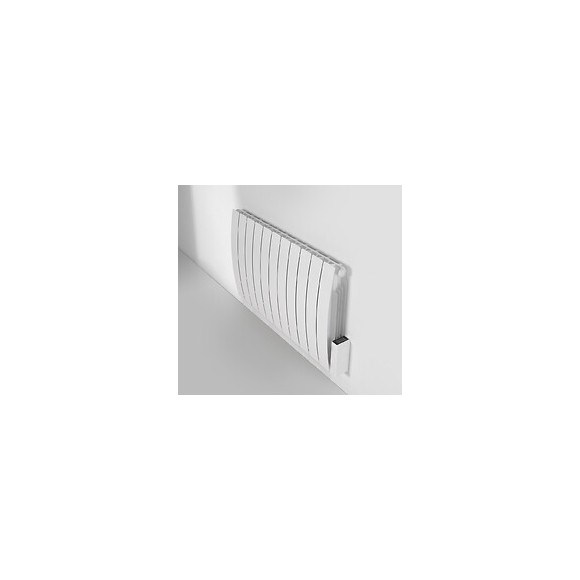 Radiateur À Inertie Fluide Galbé 1800w Varno - Thermostat Et Programmation Réglables - Blanc