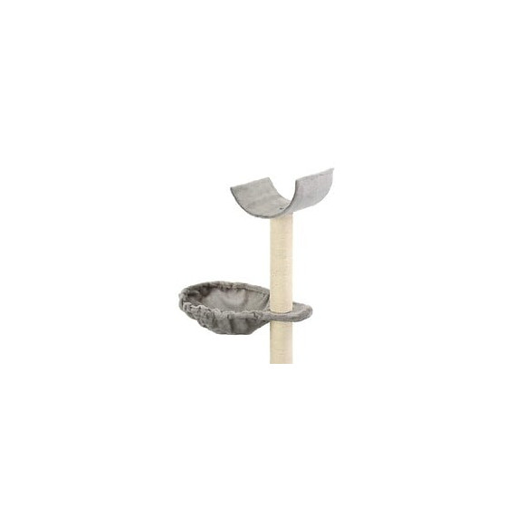 Arbre À Chat Avec Griffoirs En Sisal 105 Cm Gris - Accessoires Pour Chats - Meubles Pour Chats - Gris - Gris