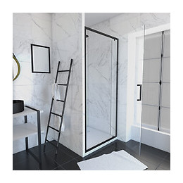 Pack Paroi Porte De Douche Pivotante+ Receveur A Poser - 90x90 Pivotante -crush Moon Pivotante 90x90