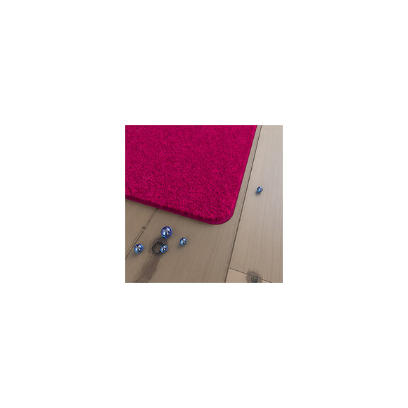 Tapis De Bain 60x60cm Antidérapant Et En Microfibre - Subtil Fuchsia