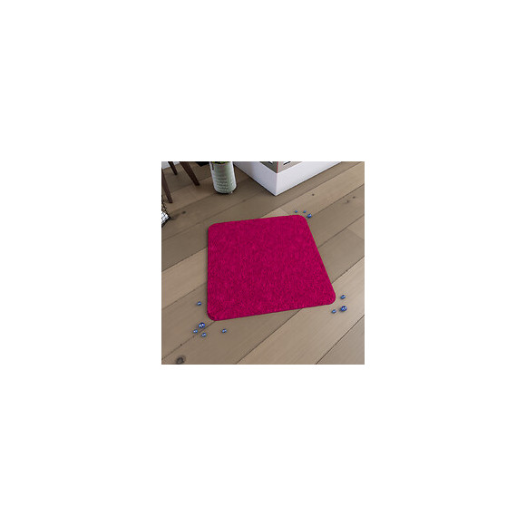 Tapis De Bain 60x60cm Antidérapant Et En Microfibre - Subtil Fuchsia