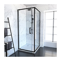 Pack Paroi Porte De Douche Pivotante+ Receveur A Poser - 80x80 Pivotante -crush Moon Pivotante 80x80