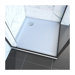 Pack Paroi Porte De Douche Pivotante+ Receveur A Poser - 90x90 Pivotante -crush Moon Pivotante 90x90