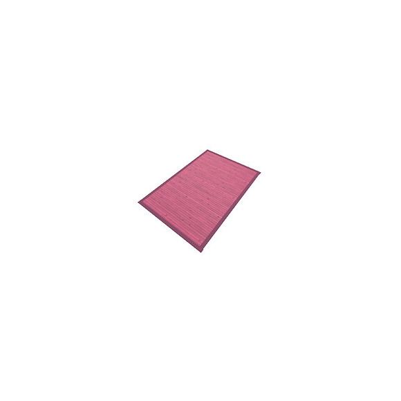 Tapis De Bain 80x50cm Antidérapant Et 100% Bambou - Kourou Rose