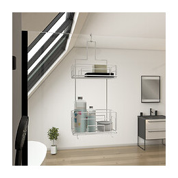 Valet Blanc Suspendu 50x20x10 - Lou