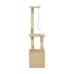Arbre À Chat Avec Griffoirs En Sisal 109 Cm Beige - Accessoires Pour Chats - Meubles Pour Chats - Beige - Beige