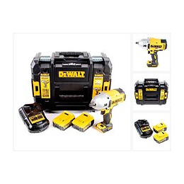 Dewalt Dcf 899 P2 Visseuse À Chocs Sans Fil 18v 950nm Brushless + 2x Batteries 5,0ah + Chargeur + Coffret De Transport Tstak