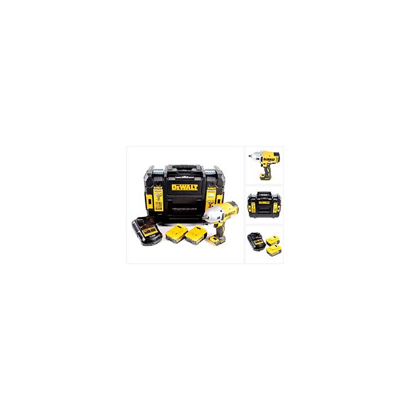 Dewalt Dcf 899 P2 Visseuse À Chocs Sans Fil 18v 950nm Brushless + 2x Batteries 5,0ah + Chargeur + Coffret De Transport Tstak