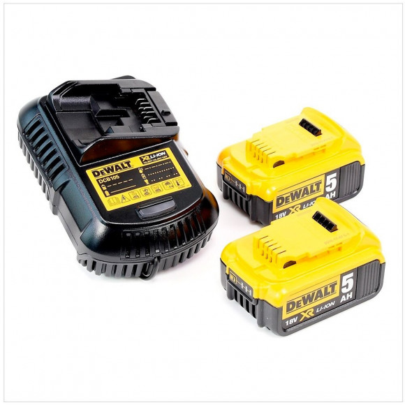 Dewalt Dcf 899 P2 Visseuse À Chocs Sans Fil 18v 950nm Brushless + 2x Batteries 5,0ah + Chargeur + Coffret De Transport Tstak