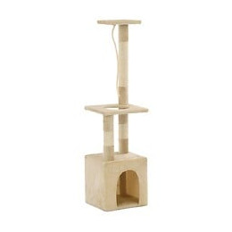Arbre À Chat Avec Griffoirs En Sisal 109 Cm Beige - Accessoires Pour Chats - Meubles Pour Chats - Beige - Beige