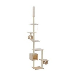Arbre À Chat Avec Griffoirs En Sisal 260 Cm Beige - Accessoires Pour Chats - Meubles Pour Chats - Beige - Beige