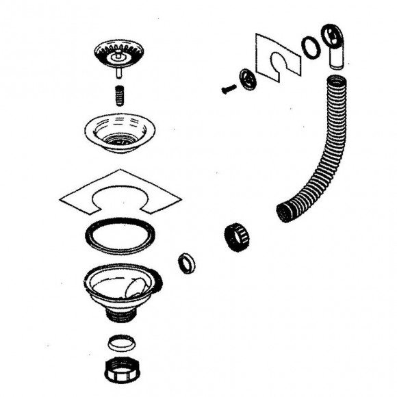 Sierra Évier 1 Grande Cuve Seule 76x50 En Résine Noir