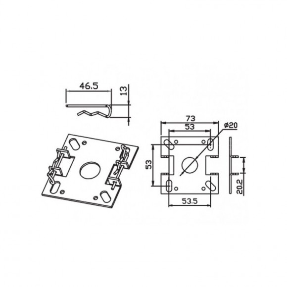 Support Moteur Standard À Goupilles