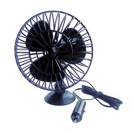 Mini Ventilateur Oscillant 12 Volts À Ventouse