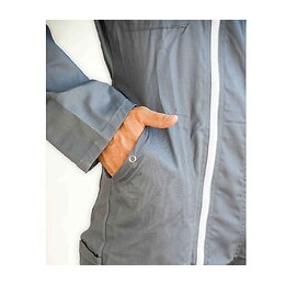 Combinaison De Travail Grise 245g/m2 Taille Xl  52/54