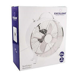 Ventilateur De Table Blanc 20 Watts