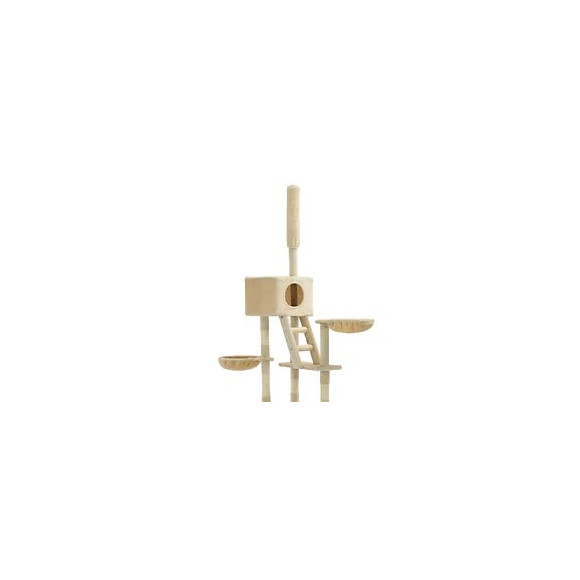 Arbre À Chat Avec Griffoirs En Sisal 230-260 Cm Beige - Accessoires Pour Chats - Meubles Pour Chats - Beige - Beige