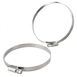 Collier De Serrage Inox 70 À 90 Mm 2pcs