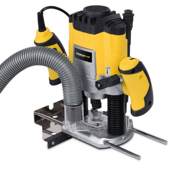 Défonceuse 1200w 6 Fraises En Coffret Powerplus