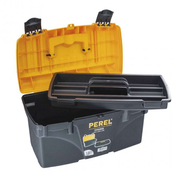 Caisse Plastique Perel Tools 43,2 X 25 X 23,8 Cm