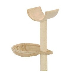 Arbre À Chat Avec Griffoirs En Sisal 105 Cm Beige - Accessoires Pour Chats - Meubles Pour Chats - Beige - Beige