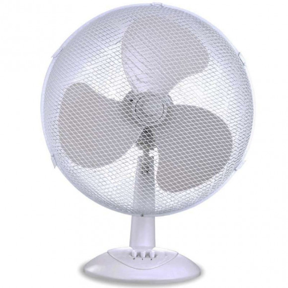 Ventilateur De Table Blanc 35w  Ø27cm-h29cm