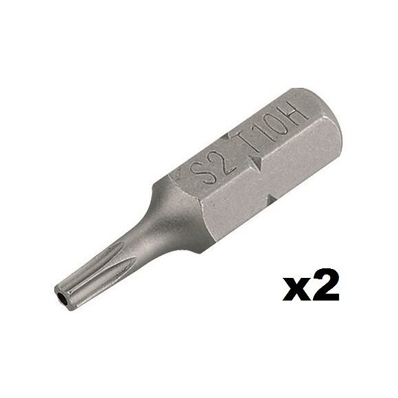 Embout De Vissage Torx Tamper T15 (25mm) - 2 Pièces